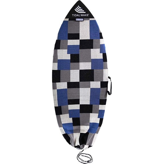 Tidal Wake 52 Pointed Nose Wake Board Cover ID tag & Pocket Blue Color Blox