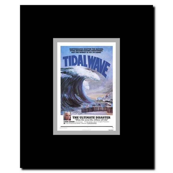 Tidal Wave Framed Movie Poster