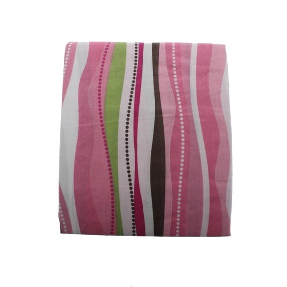 Tiddliwinks Raspberry Garden Pattern Baby Girl Crib Sheet