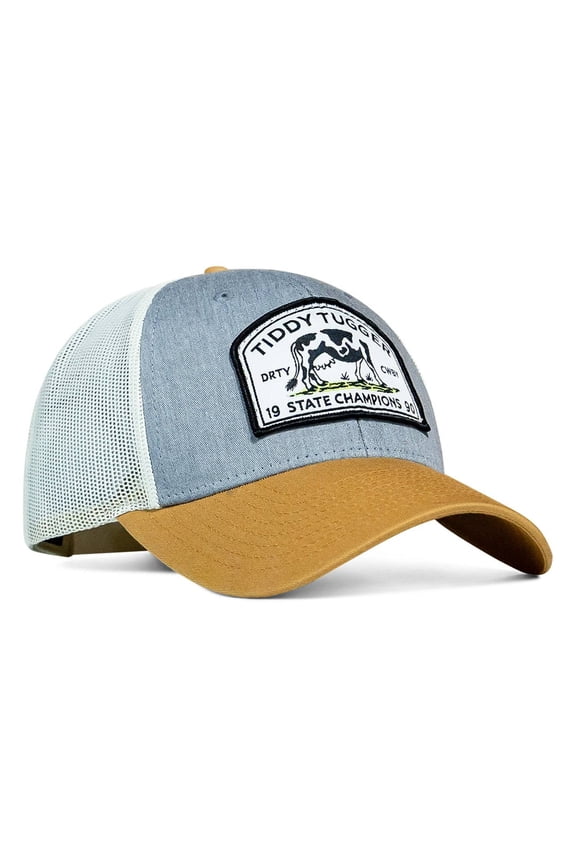 Tiddy Tugger State Champions Patch Snapback Gray / Birch / Amber Gold