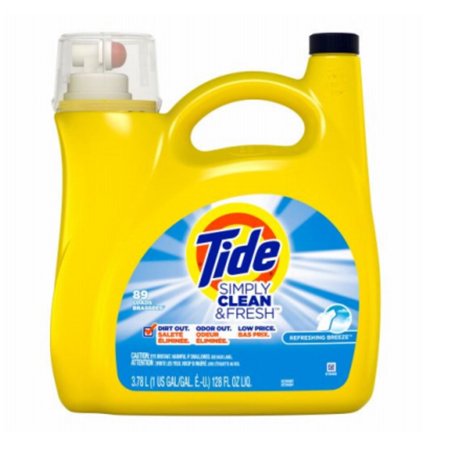 Tide 443117 Simply Clean & Fresh Liquid Detergent, 128 Ounce