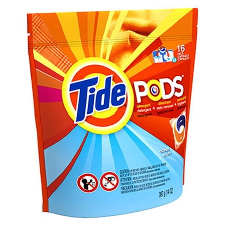 Tide 50955 Ocean Mist Scent Tide Pod Laundry Detergent, 16 Count