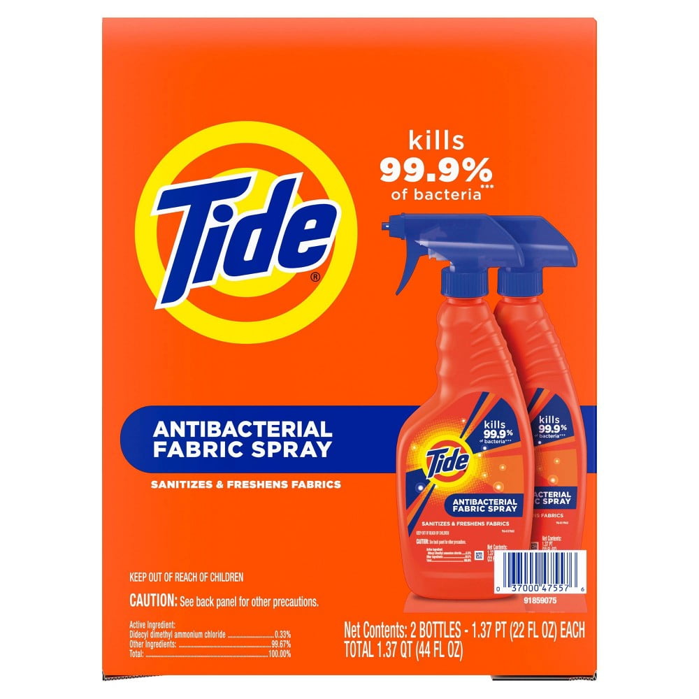 Tide Antibacterial Fabric Spray Sanitizer, Clothes Disinfectant