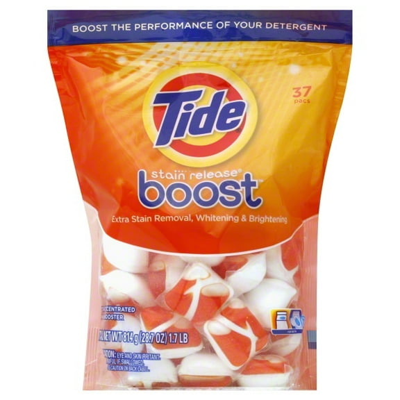 Tide Boost Duo Pac In-wash Booster, 37 ct