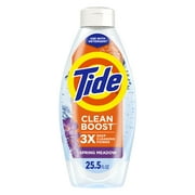 Tide Clean Boost Fabric Rinse, Removes Odors and Residues, Spring Meadow, 25.5 fl oz, 37 Loads