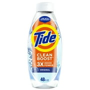 Tide Clean Boost Fabric Softener Rinse, Removes Odors and Residues, Original Scent, 48 fl oz