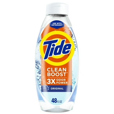 Tide Clean Boost Fabric Softener Rinse, Removes Odors and Residues, Original Scent, 48 fl oz