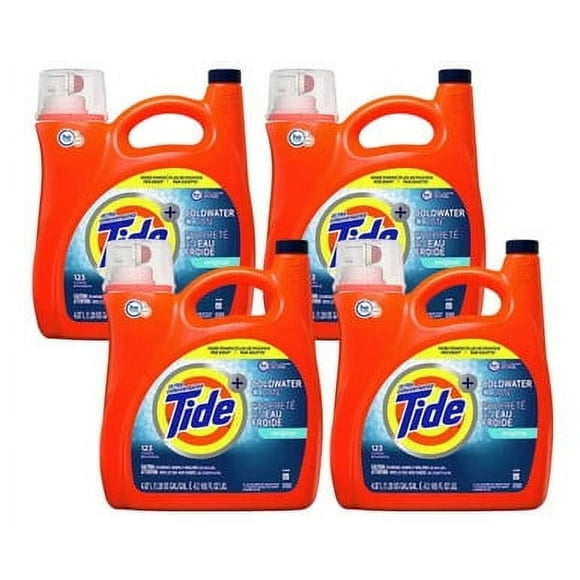 Tide Coldwater Clean Liquid Laundry Ultra-Concentrated Detergent - 123 Loads(4/Case)