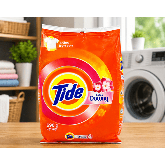 Tide Downy Powder Laundry Detergent with Downy Scent, 690 g