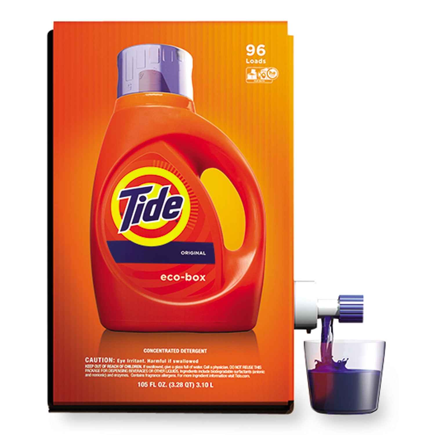Liquid Laundry Detergent, Original Scent, 105 oz Bag-in-Box Liquid Laundry Detergent, Original Scent, 105 oz Bag-in-Box