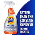 Tide Enzyme Stain Remover Spray, Fragrance Free, Fast-Acting Color-Safe ...