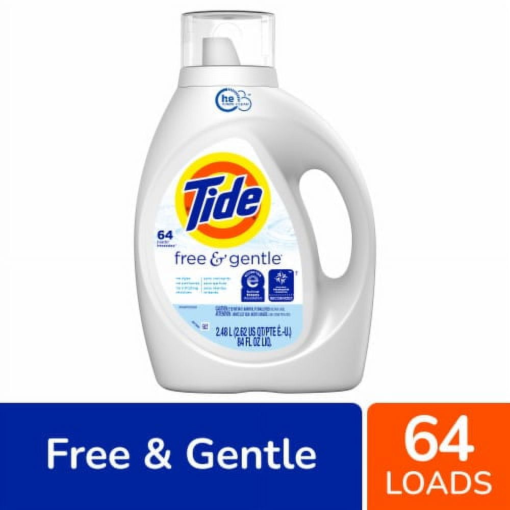 Tide Free & Gentle Unscented Liquid Laundry Detergent