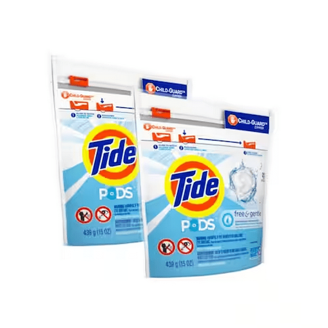 Tide free and gentle unscented laundry detergent pods 20 count 2