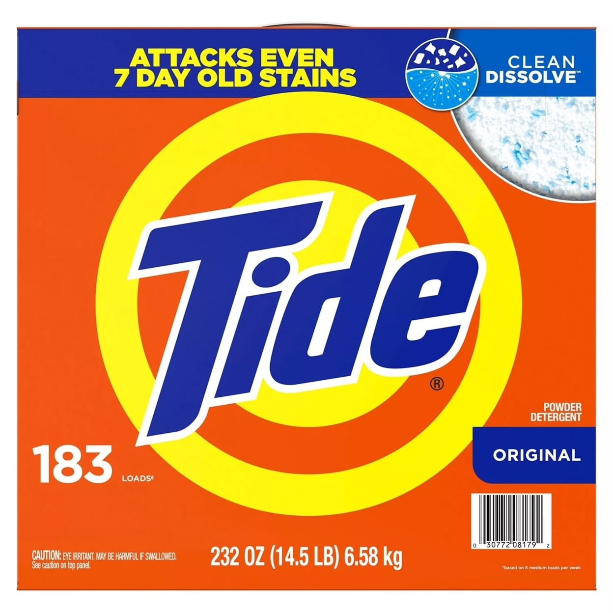 Tide HE Ultra Original Powder Laundry Detergent (232 Oz 183 Loads