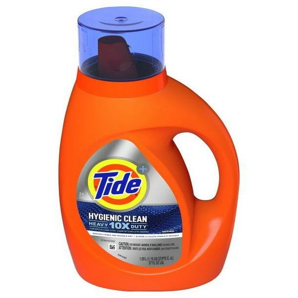 Tide Hygienic Clean Heavy 10X Duty Laundry Detergent Liquid Soap