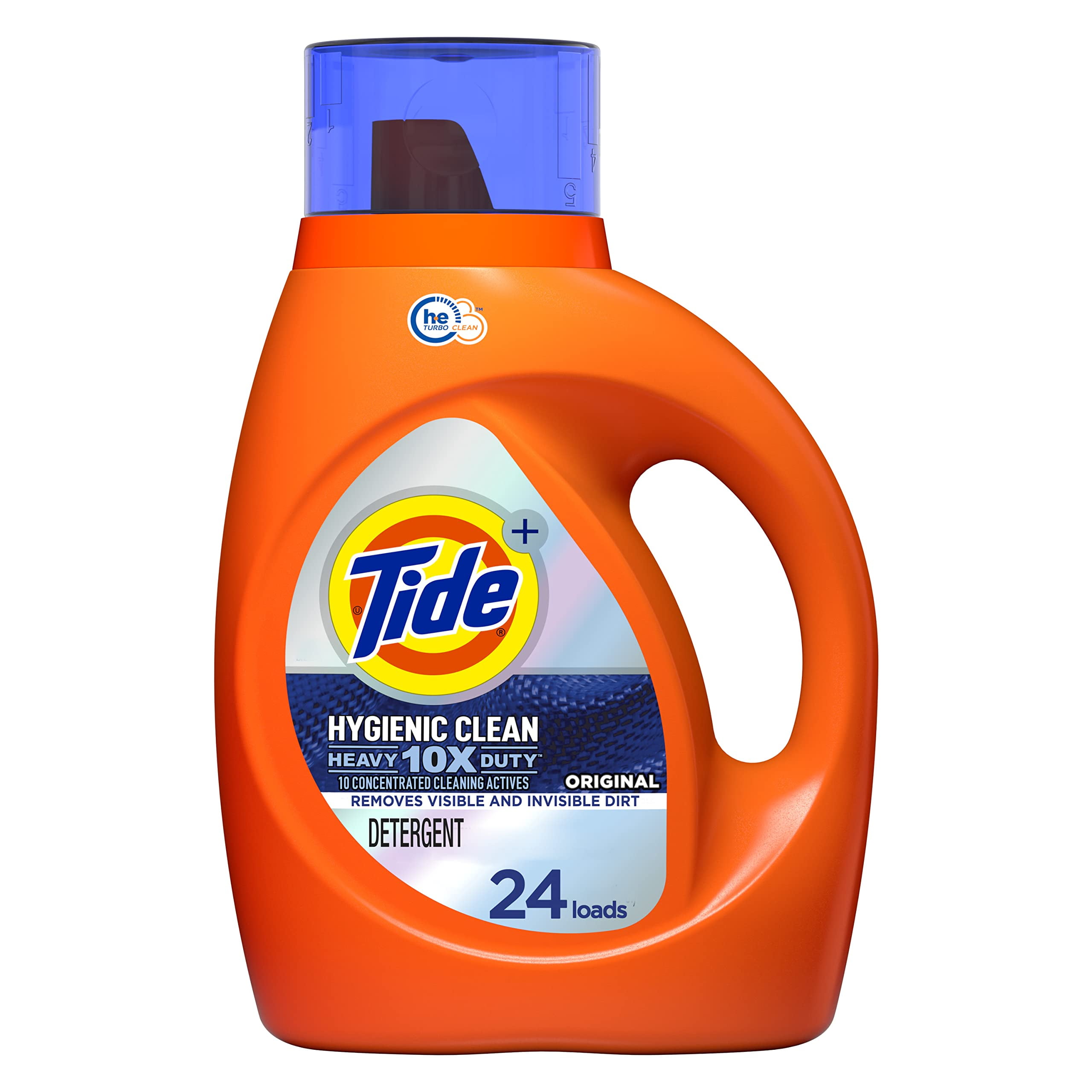 Tide Hygienic Clean Heavy 10X Duty Laundry Detergent Liquid Soap