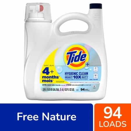 Tide Hygienic Clean Heavy Duty Free Nature Liquid Laundry Detergent
