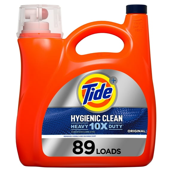 Tide Hygienic Clean Original, 89 Loads Laundry Detergent, 138 Fl Oz