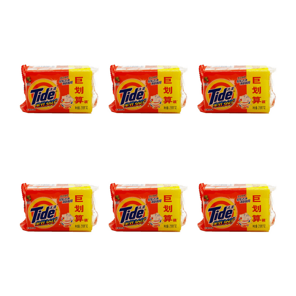 Tide Laundry Bar Soap 0.48 lb 6 Pack