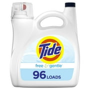 Tide Laundry Detergent, Free & Gentle, 96 Loads