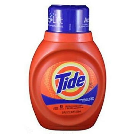 Tide Original Liquid Laundry Detergent, Powerful Clean, 25 fl oz Bottle, 16 Loads