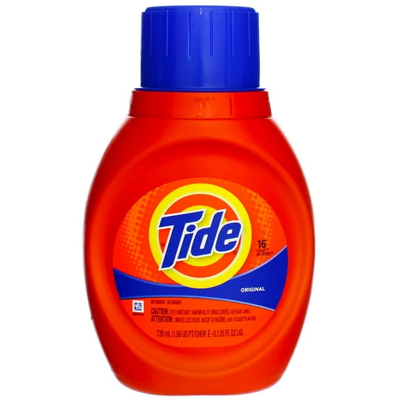 Tide Laundry Detergent Liquid, Original, 25 fl oz (2 Pack)