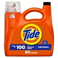 thumbnail image 1 of Tide Laundry Detergent Liquid, Original Scent, 105 fl oz, 80 Loads, HE Compatible, 1 of 13