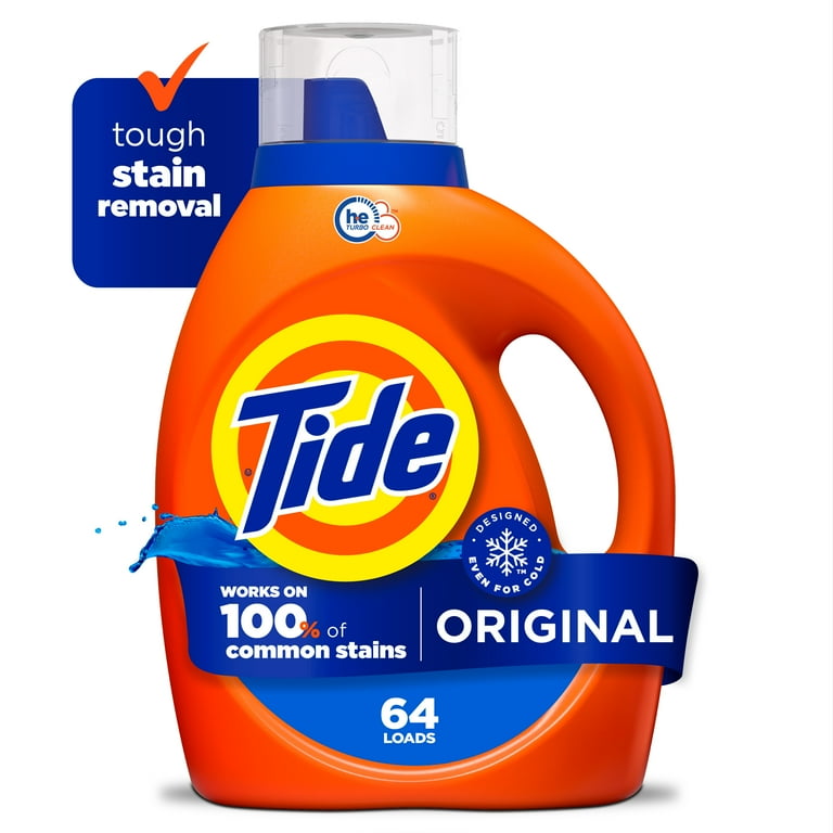 HE Laundry Detergent, Original Scent, Liquid, 64 Loads, 84 oz Bottle, 4/Carton HE Laundry Detergent, Original Scent, Liquid, 64 Loads, 84 oz Bottle, 4/Carton