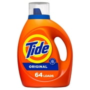 Tide Laundry Detergent Liquid, Original Scent, 84 fl oz, 64 Loads