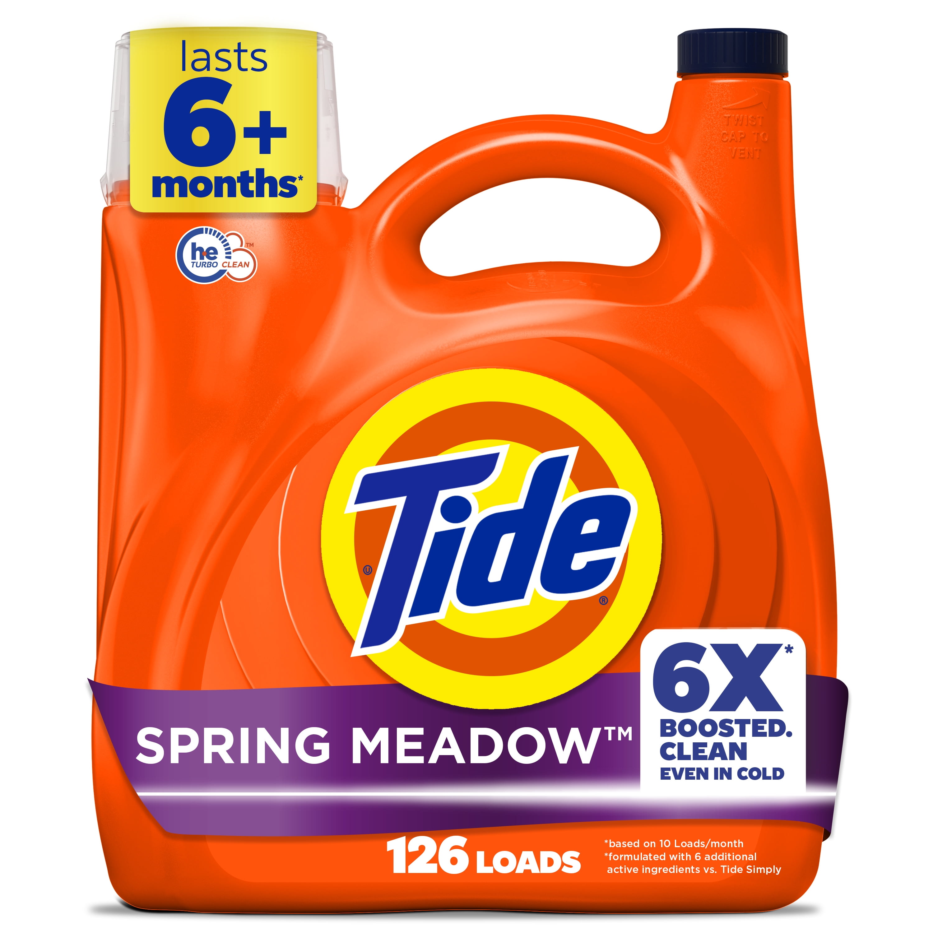Tide Laundry Detergent Liquid with 6X Boosted Cleaning Power