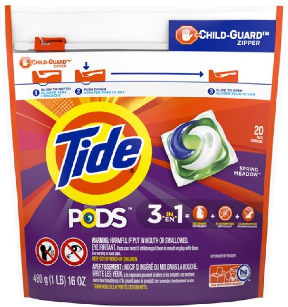 Tide Laundry Detergent Pods Spring Meadow 20-Count Bag (Pack of 48) - Walmart Business Supplies Tide Laundry Detergent Pods Spring Meadow 20-Count Bag (Pack of 48) - Walmart Business Supplies