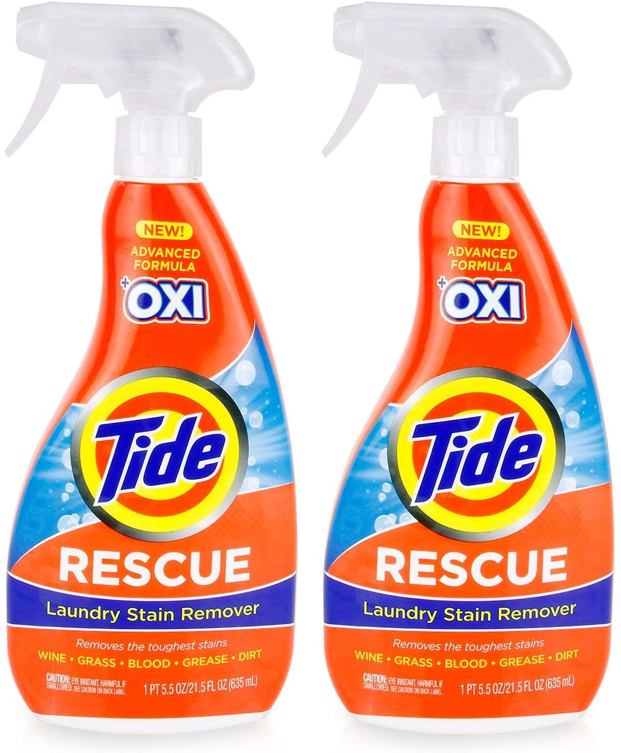 Tide Laundry Stain Remover With Oxi, Rescue Clothes, Upholstery, Carpet