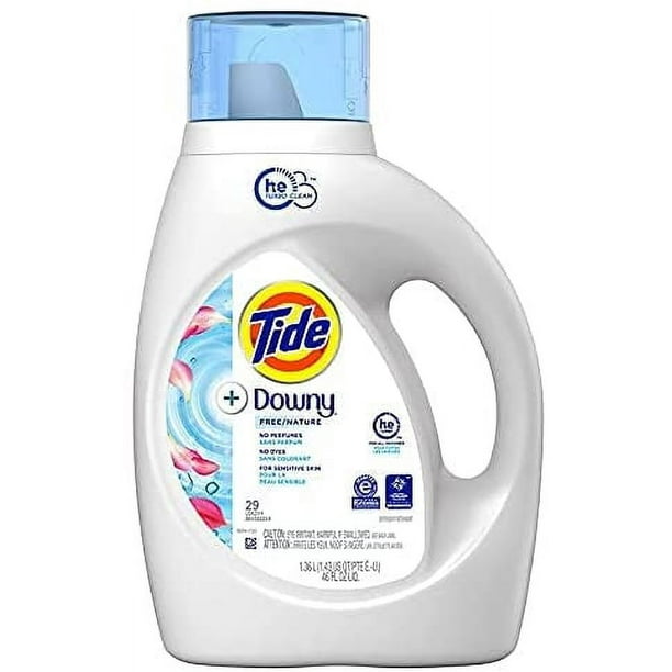 Tide Free & Gentle Hypoallergenic Liquid Laundry Detergent, 46 fl oz