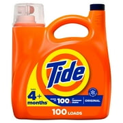 Tide Liquid Laundry Detergent, Original Scent, 132 fl oz, 100 Loads