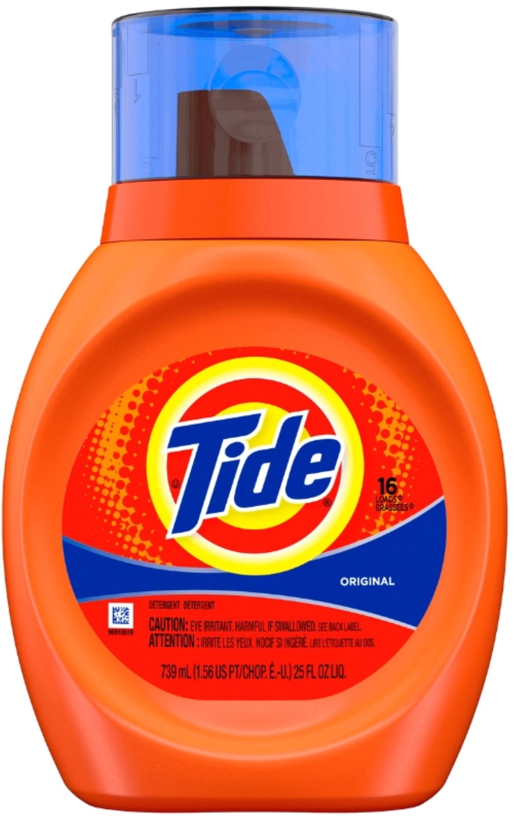 Tide Liquid Laundry Detergent, Original 25 oz (Pack of 4)