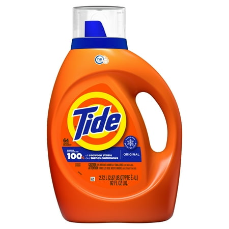 product image of Tide Liquid Laundry Detergent, Original, 64 Loads 92 fl oz, HE Compatible