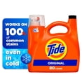 thumbnail image 1 of Tide Liquid Laundry Detergent, Original, 80 Loads, 105 fl oz, HE Compatible (4 Pack), 1 of 1