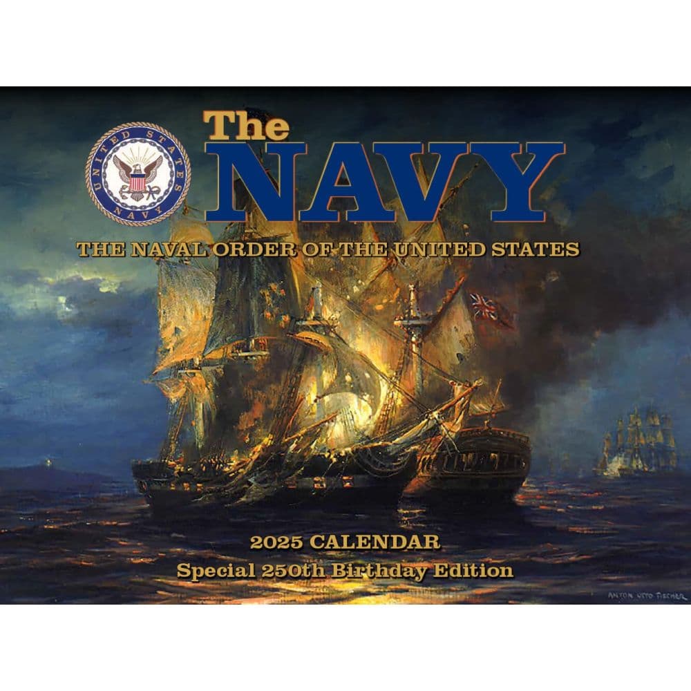 TideMark, Navy 2025 Wall Calendar