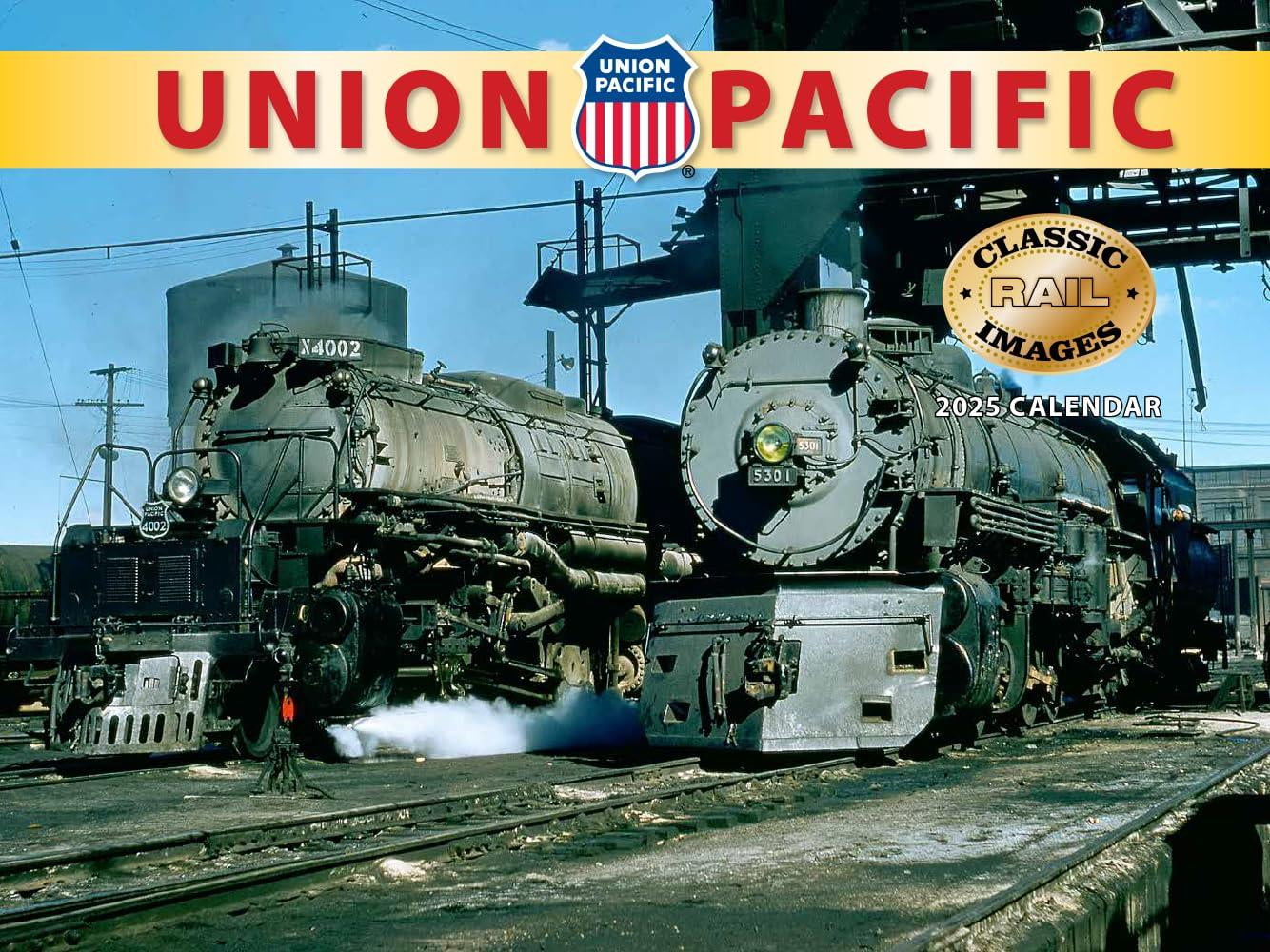 Tide-Mark, Trains Union Pacific Railroad 2025 Wall Calendar