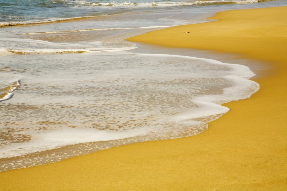 Tide On The Beach Canvas Art - John Doornkamp Design Pics (38 x 24)