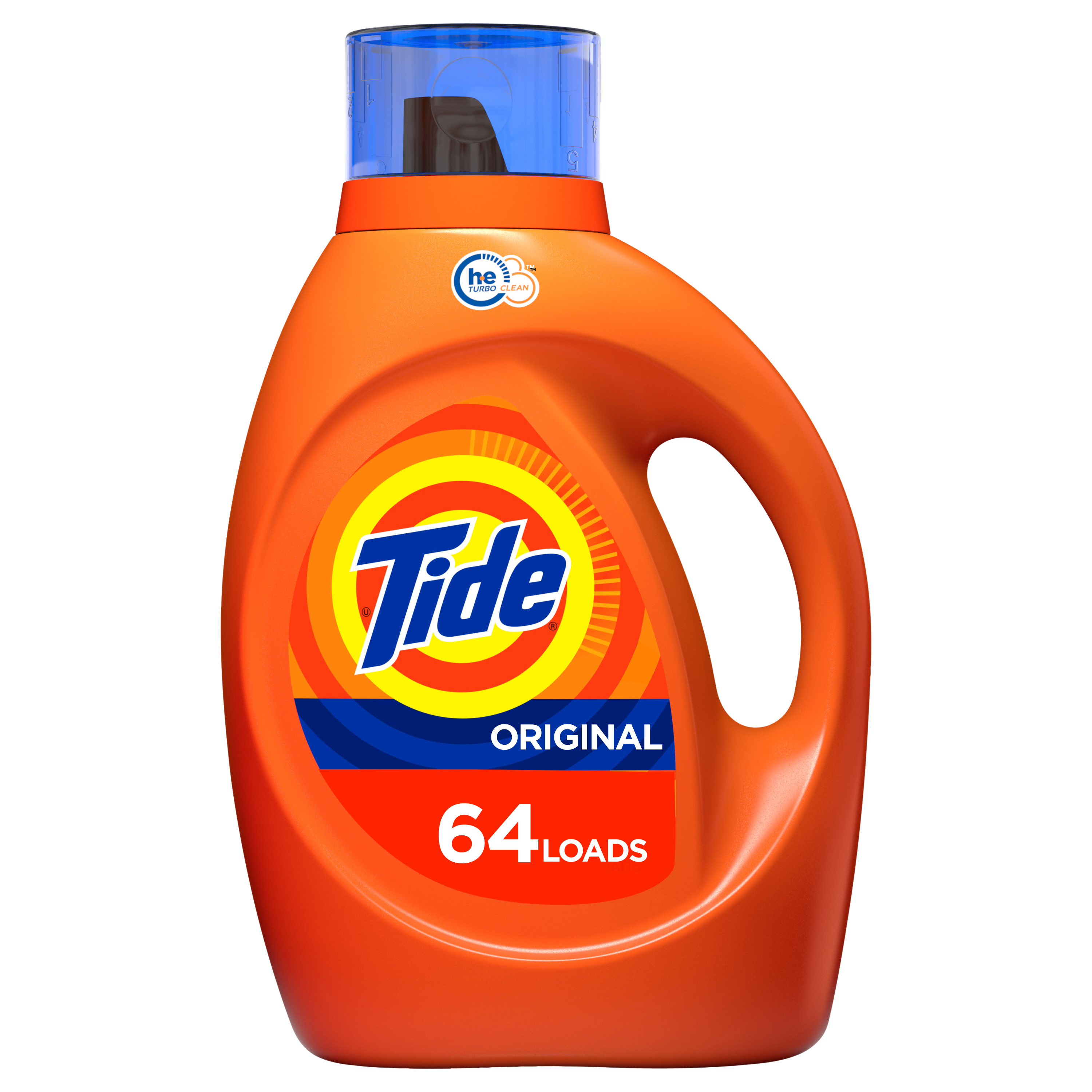 Tide Original HE, Liquid Laundry Detergent, 100 Fl Oz 64 loads - image 1 of 11