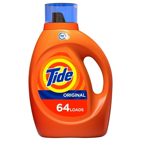 Tide Original HE, Liquid Laundry Detergent, 100 Fl Oz 64 loads