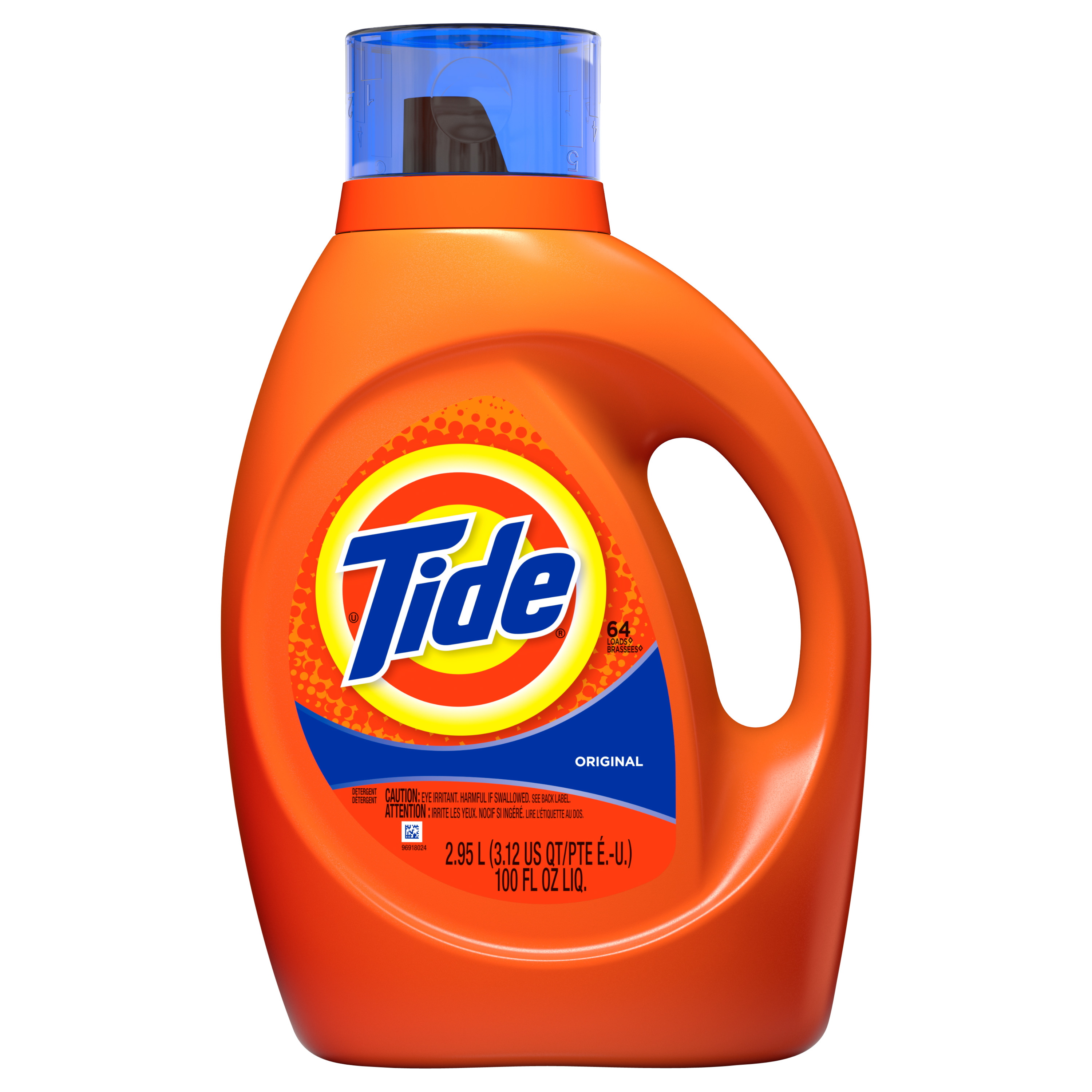 Tide Original Non-HE, Liquid Laundry Detergent, 100 Fl Oz 64 loads - image 1 of 7