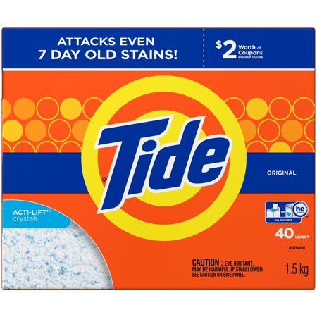 Tide Original Powder Laundry Detergent 1.5kg Box