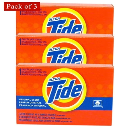 Tide Original Scent 1 Load Laundry Detergent (Pack of 3)