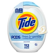 Tide Pods Free and Gentle Laundry Detergent Pods Pack of 2