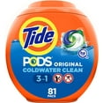 thumbnail image 1 of Tide Pods Laundry Detergent Soap Pods, High Efficiency (He), Original Scent, 81 Count, 1 of 3