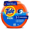 thumbnail image 1 of Tide PODS Liquid Laundry Detergent Pacs, Original Scent, 42 Count, 1 of 14
