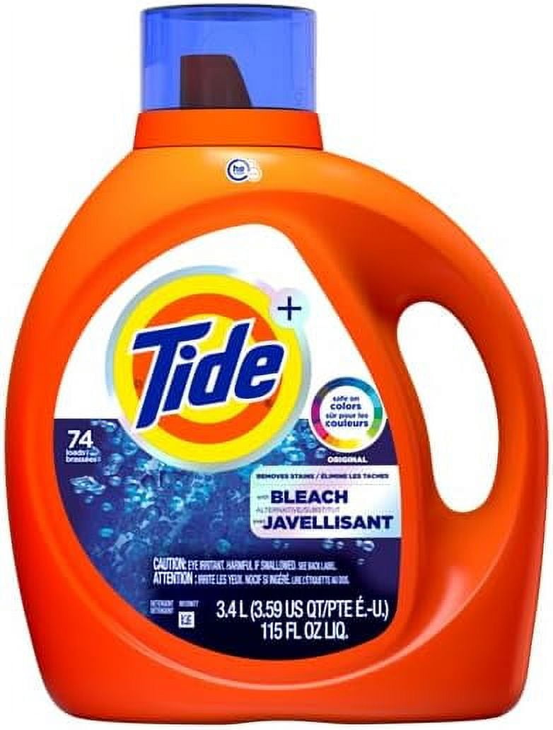 Tide Plus Bleach Alternative HE Turbo Clean Liquid Laundry Detergent