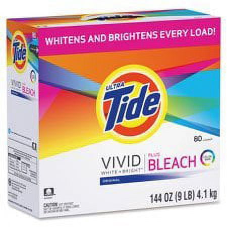 Tide Plus Bleach Powder Laundry Detergent 144 oz (Pack of 3)